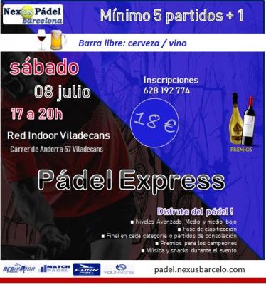 poster del torneo MINITORNEO EXPRESS + BARRA LIBRE 🍺🍷