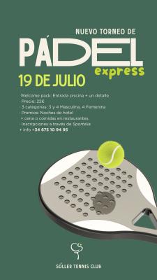 poster torneo TORNEO EXPRESS SÓLLER
