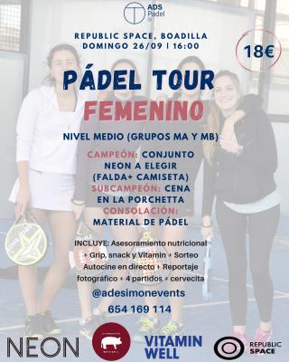 poster del torneo TORNEAZO FEMENINO