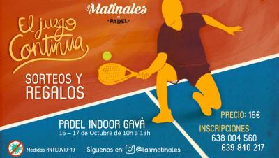 poster del torneo LAS MATINALES DE OCTUBRE