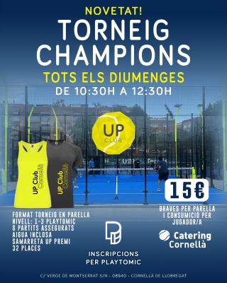 poster del torneo TORNEO CHAMPIONS LEAGUE UP DOMINGO