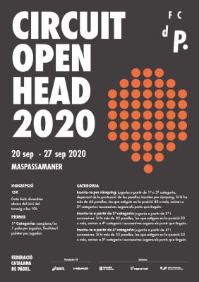 poster del torneo CIRCUIT OPEN HEAD 2020