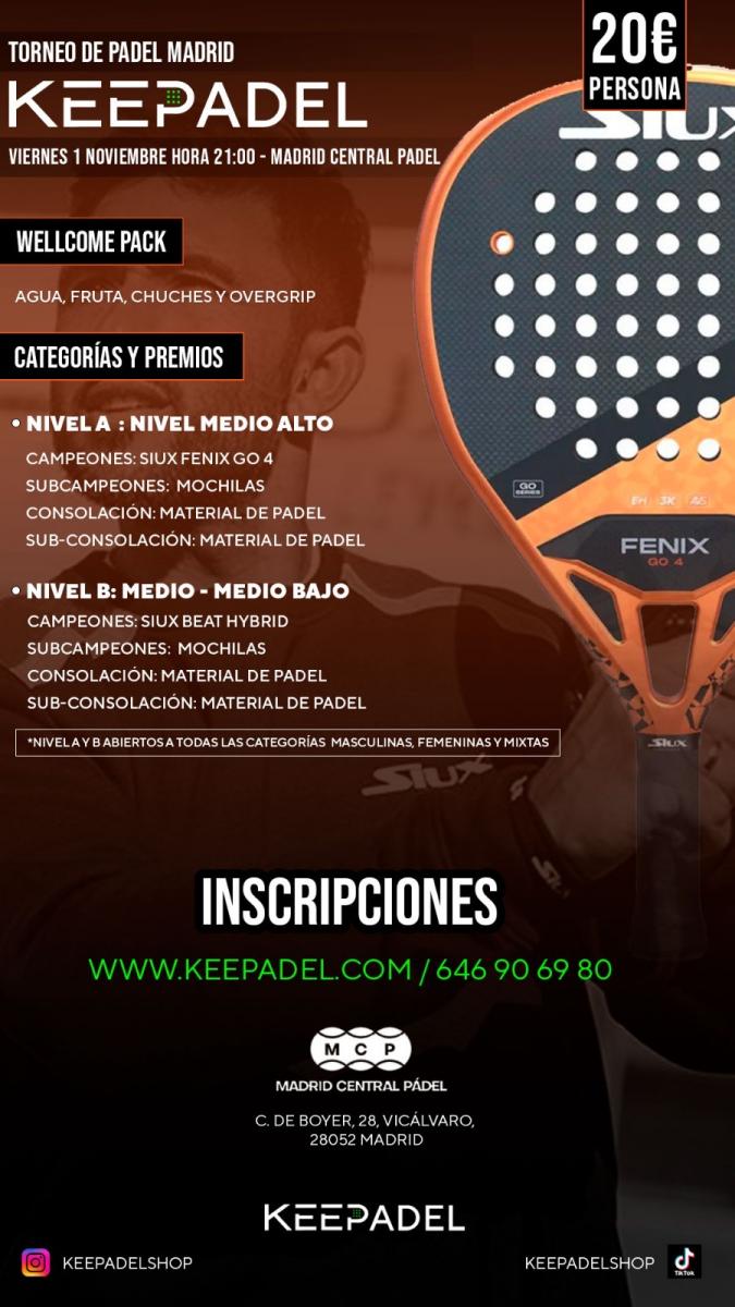 cartel del torneo
