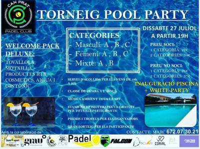 poster del torneo TORNEIG POOL PARTY