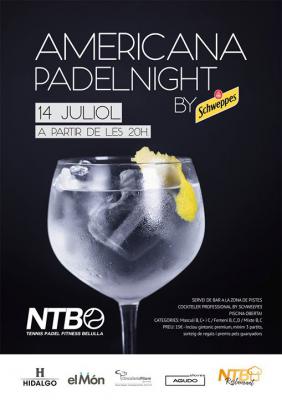 poster del torneo AMERICANA PADELNIGHT