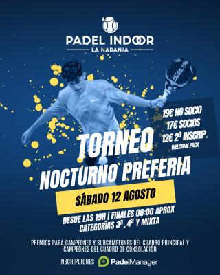 poster del torneo TORNEO NOCTURNO