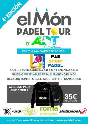 poster del torneo V PRUEBA EL MÓN PADEL TOUR