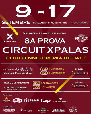 poster del torneo 8VA PROVA CIRCUIT XPALAS
