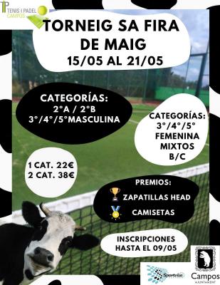 poster del torneo TORNEIG SA FIRA DE MAIG
