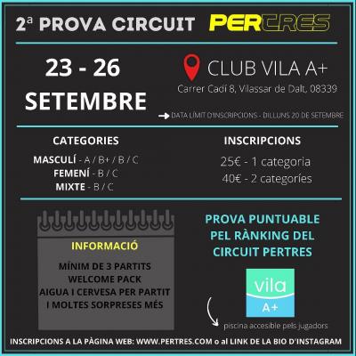 poster del torneo 2A PROVA CIRCUIT PERTRES