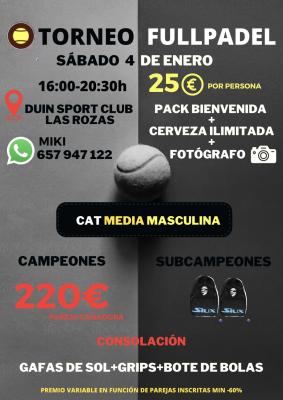 poster del torneo TORNEO FULLPADEL
