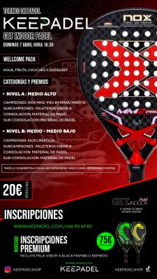 poster del torneo TORNEO KEEPADEL & GET INDOOR