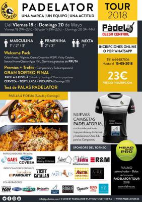 poster del torneo 3er EVENTO PADELATOR TOUR