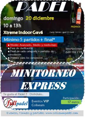 poster del torneo MINITORNEO COLISEUM COMPETICIÓN