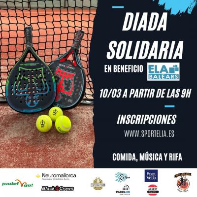 poster del torneo DIADA A BENEFICIO DE ELA BALEARS
