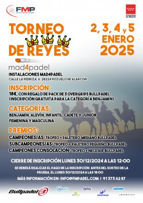 poster del torneo TORNEO DE REYES DE MENORES FMP