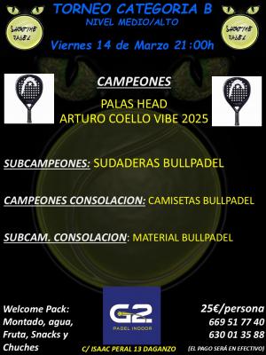 poster del torneo SHOWTIMEPADEL