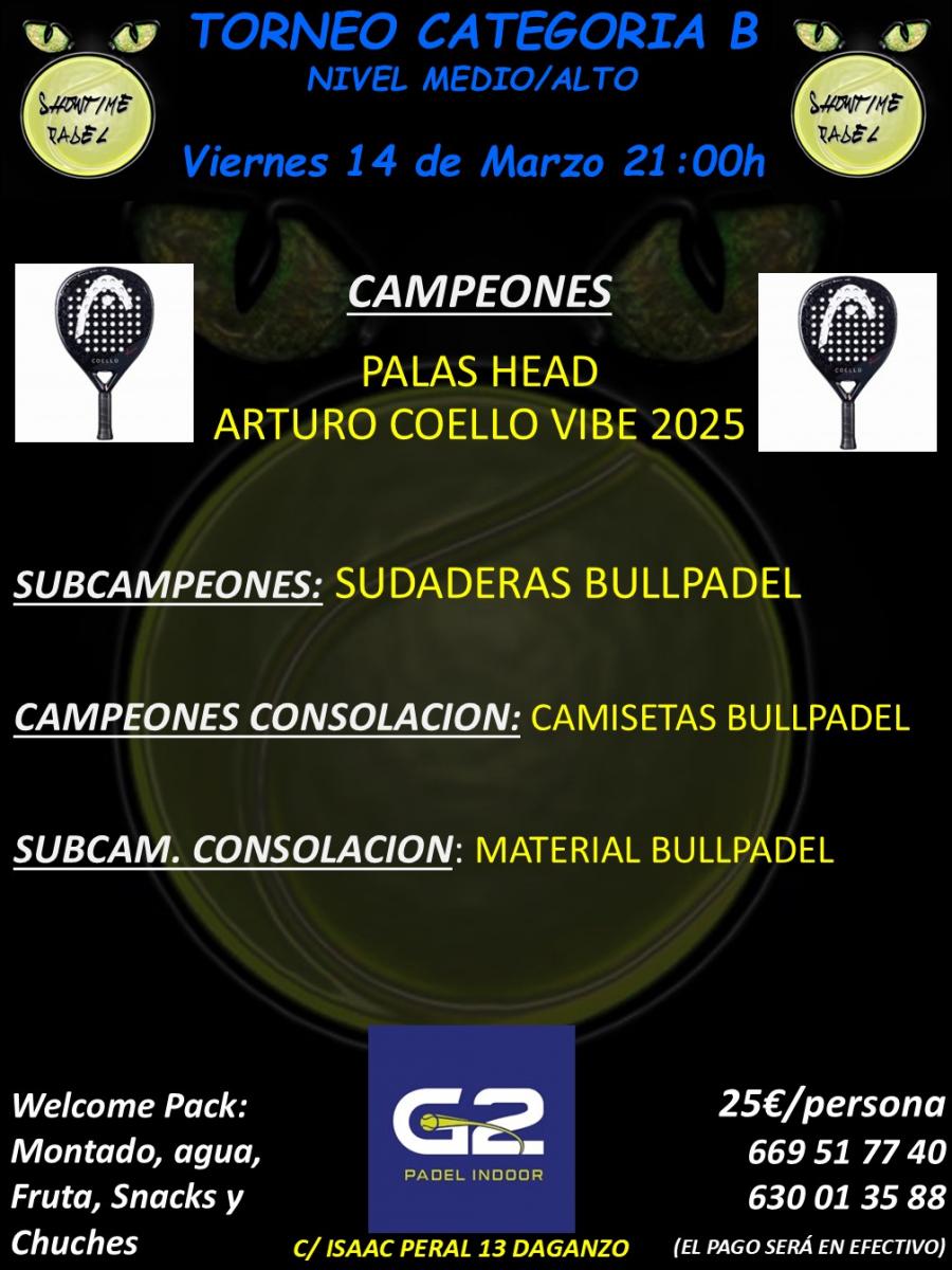 cartel del torneo