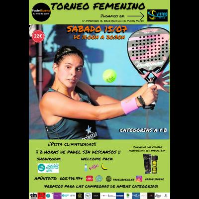 poster del torneo TORNEO FEMENINO PADELBUENO