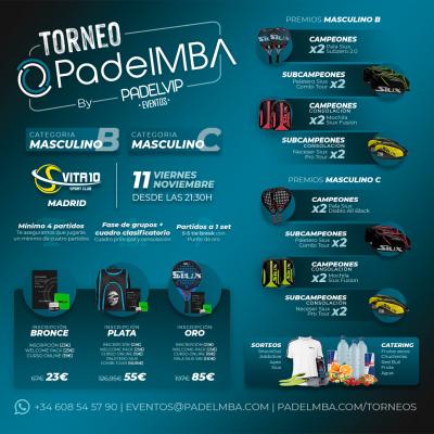 poster del torneo TORNEO PADELMBA BY PADELVIP EVENTOS - VITA 10