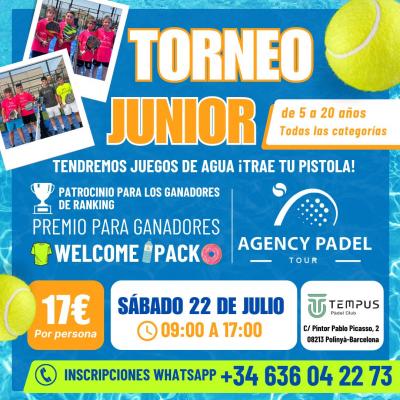poster del torneo AGENCY PADEL TOUR