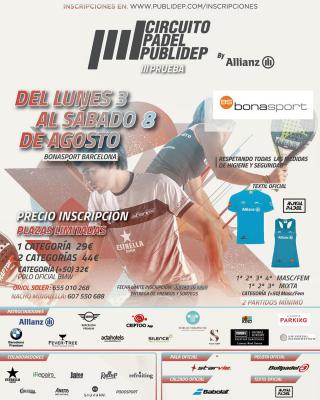 poster torneo III PRUEBA CIRCUITO PUBLIDEP