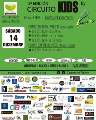 poster del torneo 2ª EDICIÓN CIRCUITO KIDS