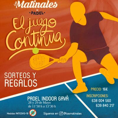 poster del torneo MATINAL DE PADEL