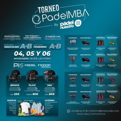 poster del torneo TORNEO PADELMBA BY PADELNUESTRO