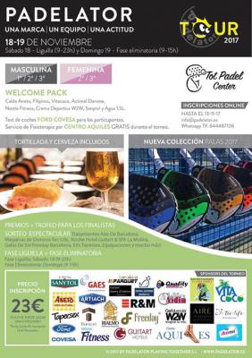 poster del torneo PADELATOR TOUR