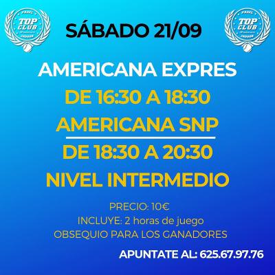 poster del torneo AMERICANA EXPRES