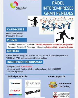 poster del torneo TORNEIG INTEREMPRESES GRAN PENEDÈS