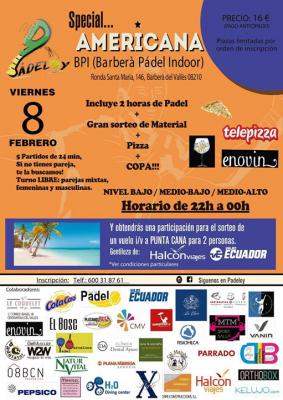 poster del torneo SPECIAL AMERICANA PADELOY