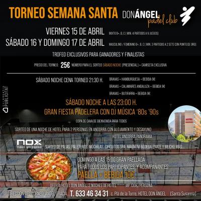 poster del torneo TORNEO SEMANA SANTA
