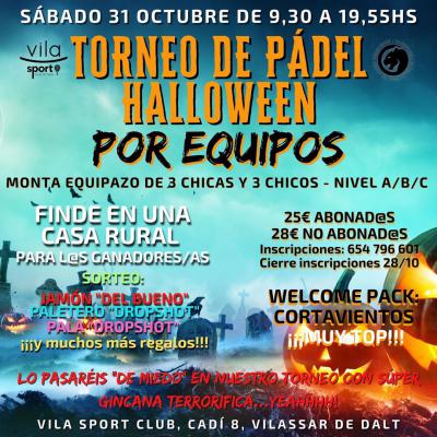 poster del torneo TORNEO DE HALLOWEEN POR EQUIPOS