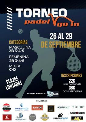 poster torneo TORNEO PADEL GO IN