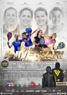 poster del torneo OPEN VI ANIVERSARI