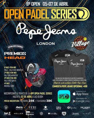 poster del torneo 8º OPEN PADEL SERIES