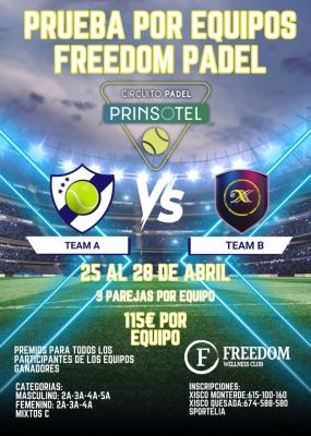 poster del torneo PRUEBA POR EQUIPOS PRINSOTEL
