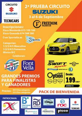 poster del torneo 2ª PRUEBA CIRCUITO SUZUKI