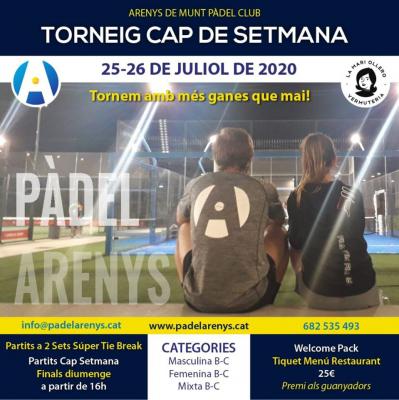 poster del torneo TORNEIG CAP DE SETMANA