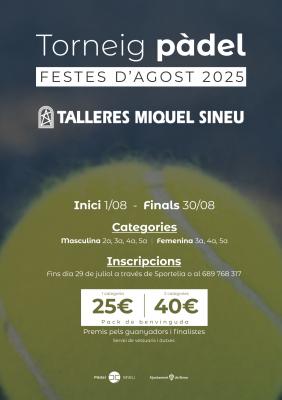 poster torneo FESTES D'AGOST