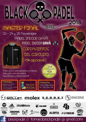 poster del torneo MASTER FINAL BLACK PADEL
