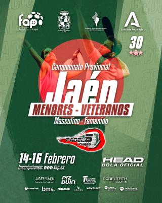 poster del torneo CAMPEONATO PROVINCIAL MENORES JAÉN 30*