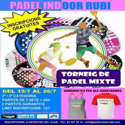 poster del torneo TORNEIG MIXTE