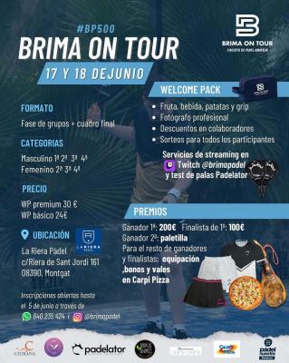 poster torneo 4TA PRUEBA BRIMA ON TOUR