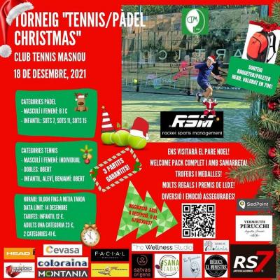 poster del torneo TORNEO TENNIS PÀDEL CHRISTMAS
