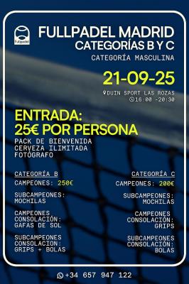 poster torneo TORNEO FULLPADEL