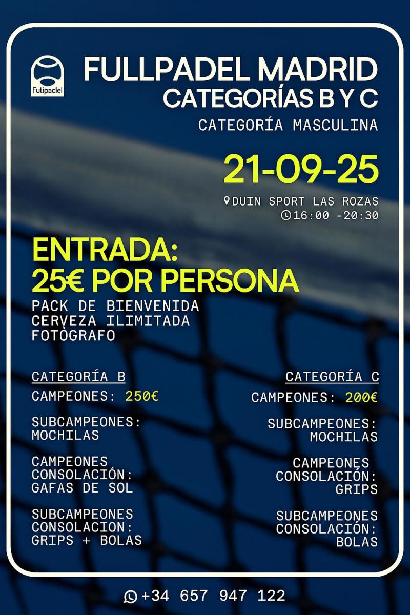 cartel del torneo