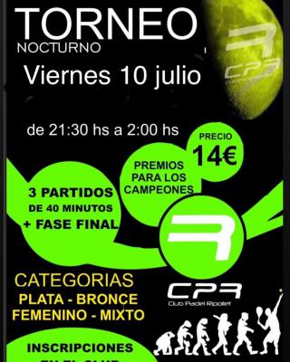 poster del torneo TORNEO NOCTURNO